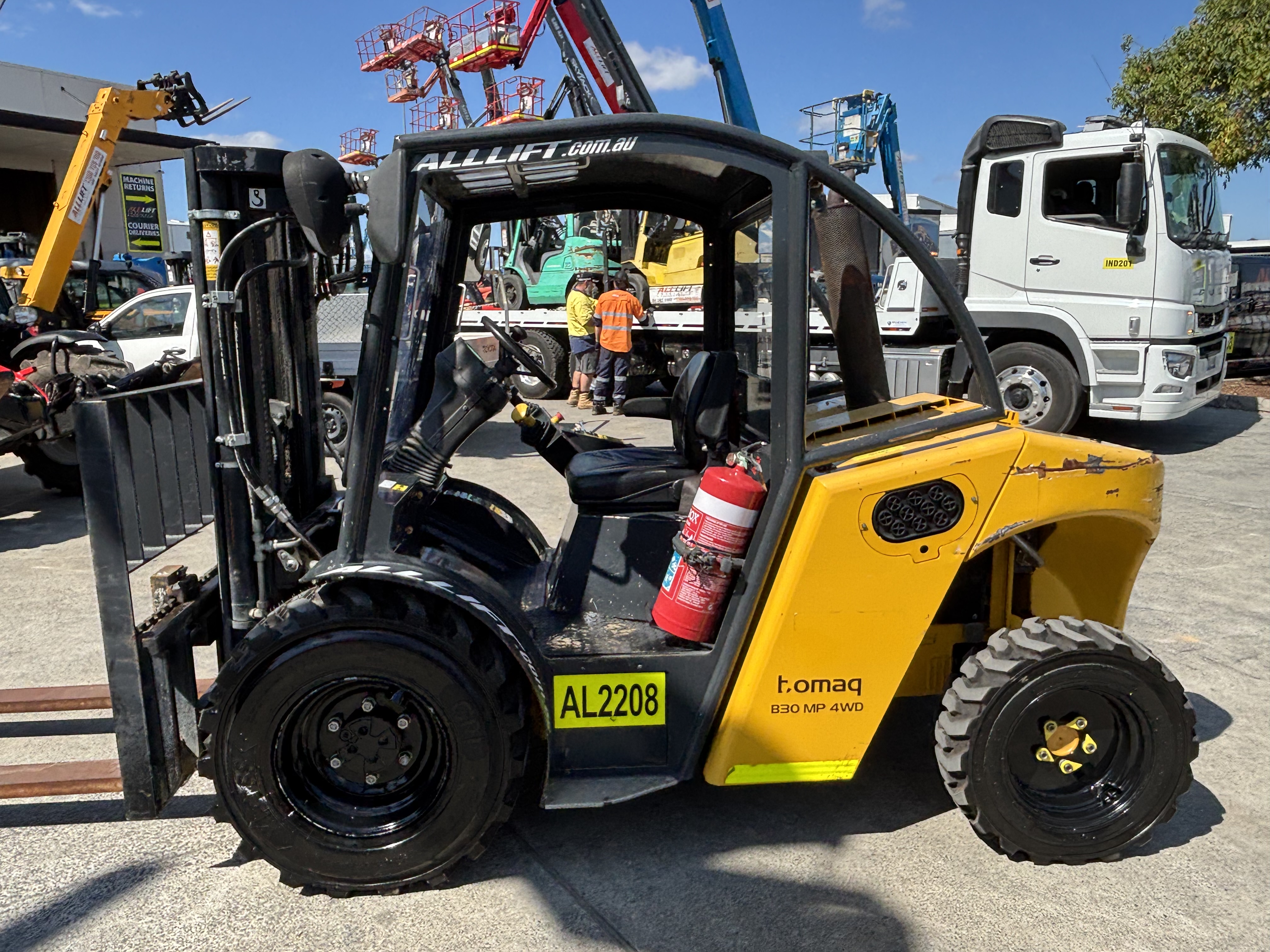 BOMAQ 3t Rough Terrain Forklift - For Sale image 12