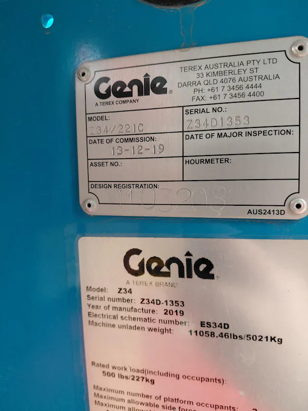 Used Genie 34ft Knuckle Boom Lift – 2019 – Diesel Gallery Image 6
