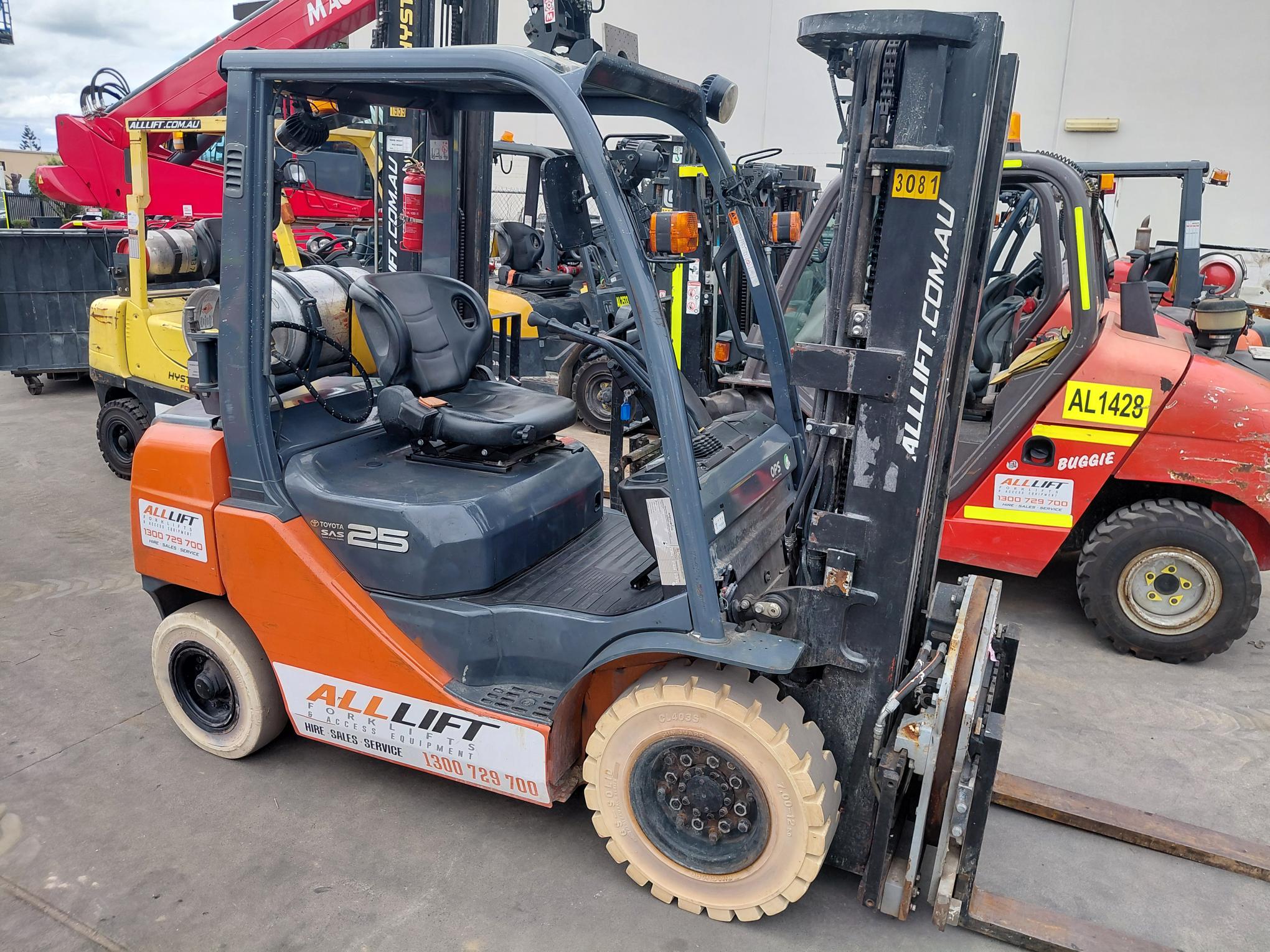 Used Toyota 8FG25 Counterbalance Forklift – Reliable & Efficient - For Sale image 2