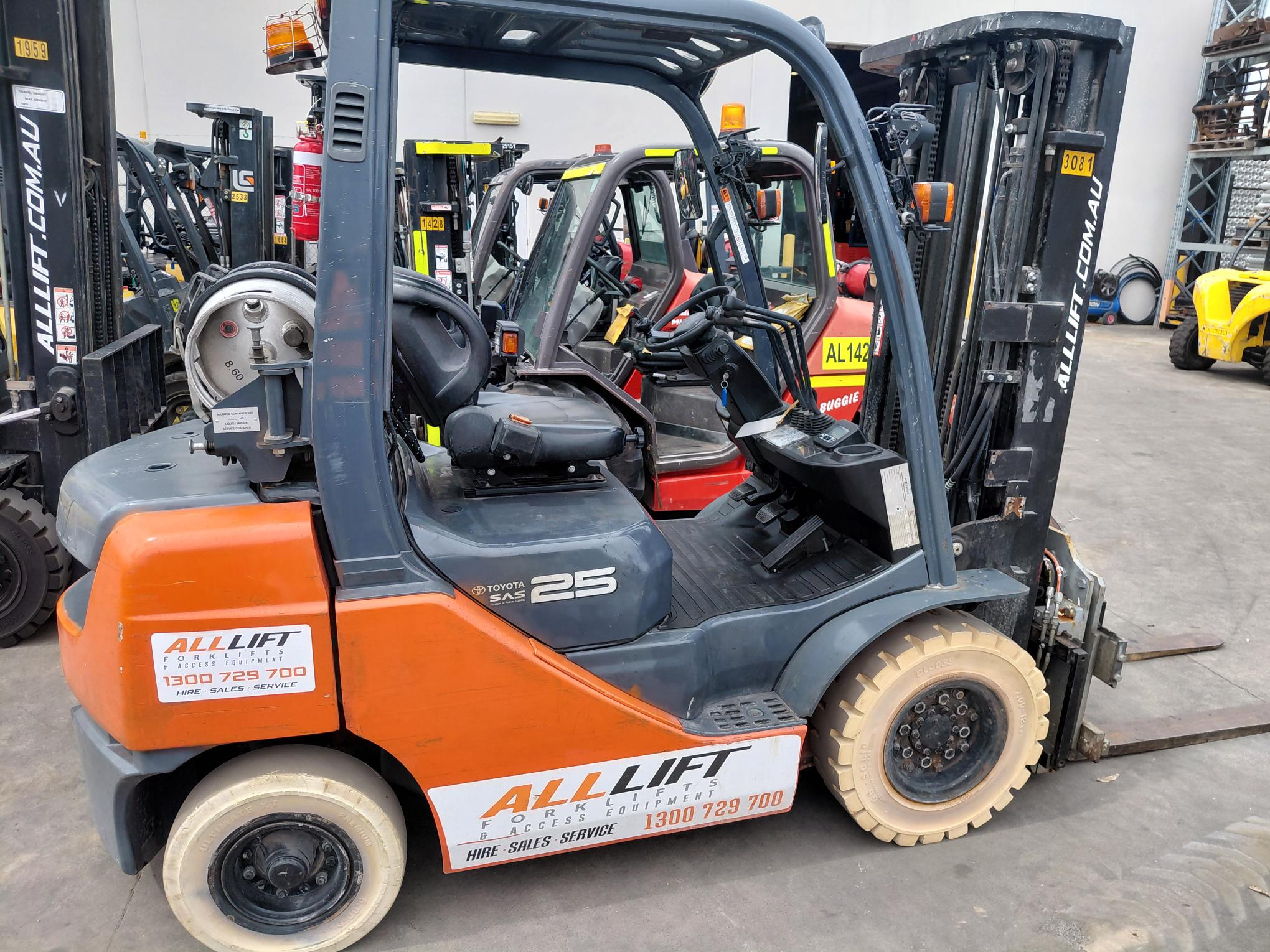 Used Toyota 8FG25 Counterbalance Forklift – Reliable & Efficient - For Sale image 6