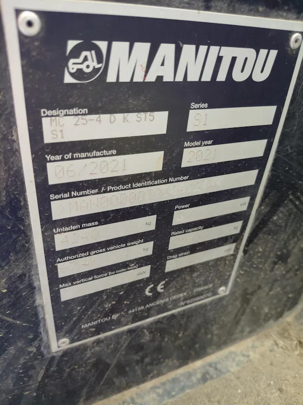 Manitou MCX25-4 Buggy Gallery Image 5